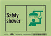 Safety Sign 5 in x 7 in Glow Vinyl