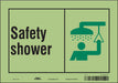 Safety Sign 7 in x 10 in Glow Vinyl