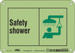 Safety Sign 5 in x 7 in Polyethylene