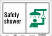 Safety Sign 10 in x 14 in Polyethylene