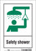 Safety Sign 10 in x 7 in Vinyl