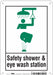 Safety Sign 10 in x 7 in Aluminum