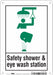 Safety Sign 10 in x 7 in Polyethylene