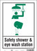 Safety Sign 14 in x 10 in Vinyl