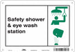 Safety Sign 7 in x 10 in Aluminum