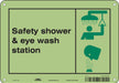 Safety Sign 7 in x 10 in Polyethylene