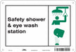Safety Sign 7 in x 10 in Polyethylene