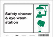 Safety Sign 7 in x 10 in Vinyl