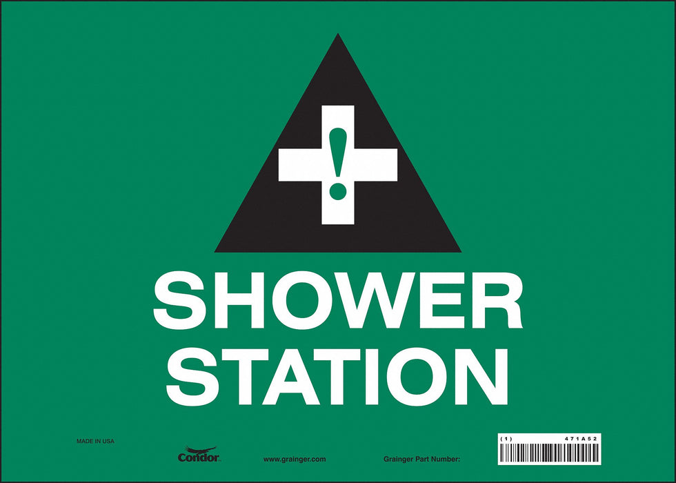Safety Sign 10 in x 14 in Vinyl