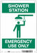 Safety Sign 10 in x 7 in Aluminum