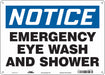 Safety Sign 10 in x 14 in Aluminum