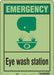 Safety Sign 14 in x 10 in Polyethylene