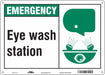 Safety Sign 10 in x 14 in Polyethylene
