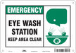 Safety Sign 7 in x 10 in Polyethylene