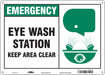 Safety Sign 10 in x 14 in Polyethylene