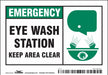Safety Sign 3 1/2 in x 5 in Vinyl
