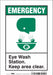 Safety Sign 10 in x 7 in Vinyl