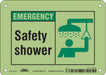 Safety Sign 5 in x 7 in Polyethylene