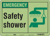 Safety Sign 10 in x 14 in Polyethylene