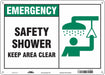 Safety Sign 10 in x 14 in Aluminum