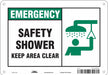Safety Sign 7 in x 10 in Polyethylene