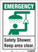 Safety Sign 14 in x 10 in Vinyl