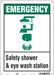 Safety Sign 14 in x 10 in Aluminum