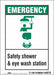 Safety Sign 7 in x 5 in Vinyl