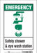 Safety Sign 10 in x 7 in Vinyl