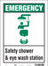 Safety Sign 14 in x 10 in Vinyl