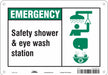 Safety Sign 7 in x 10 in Aluminum
