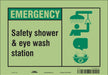 Safety Sign 7 in x 10 in Glow Vinyl
