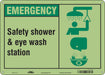 Safety Sign 10 in x 14 in Polyethylene