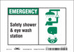 Safety Sign 5 in x 7 in Vinyl