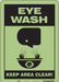 Safety Sign 14 in x 10 in Polyethylene