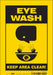 Safety Sign 10 in x 7 in Vinyl