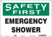 Safety Sign 10 in x 14 in Aluminum