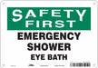 Safety Sign 7 in x 10 in Polyethylene