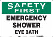 Safety Sign 14 in x 20 in Polyethylene