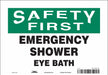 Safety Sign 7 in x 10 in Vinyl
