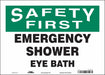 Safety Sign 10 in x 14 in Vinyl