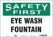 Safety Sign 10 in x 14 in Vinyl