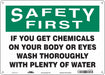 Safety Sign 10 in x 14 in Aluminum