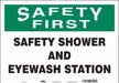 Safety Sign 14 in x 20 in Vinyl