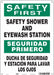 Safety Sign 14 in x 10 in Aluminum