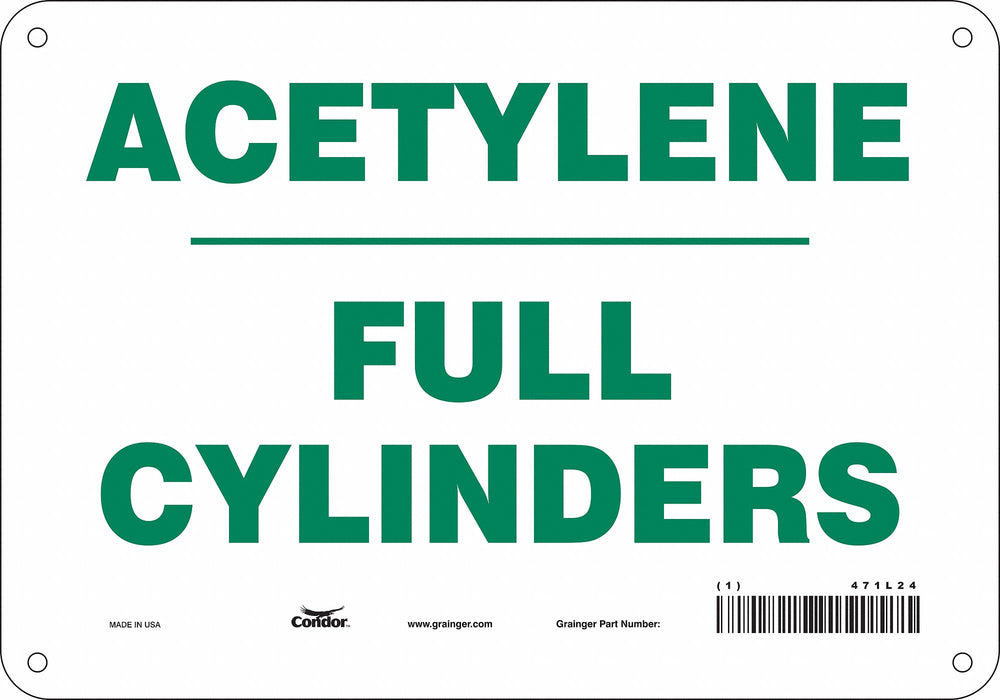Safety Sign 7 in x 10 in Aluminum