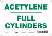 Safety Sign 7 inx10 in Polyethylene