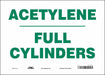 Safety Sign 10 inx14 in Vinyl