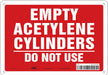 Safety Sign 7 in x 10 in Aluminum