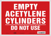 Safety Sign 10 inx14 in Polyethylene